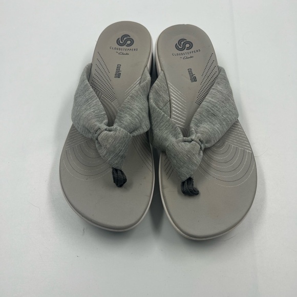 Clarks Clouds Steppers  Wedge Gliding Thing Shoes Woman Size 7 - Picture 2 of 4